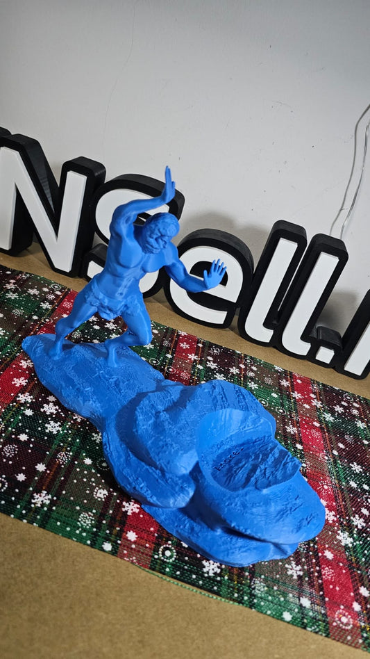 Suport Vin „Dionysos” – Sculptură Modernă Printată 3D