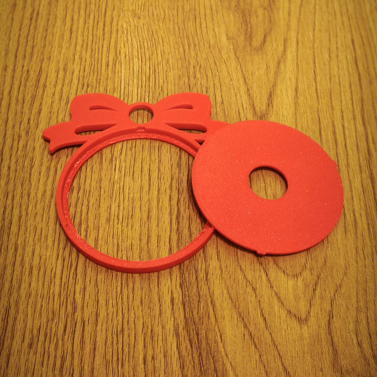 Ornament Crăciun cu Fundă și Șnur Inclus