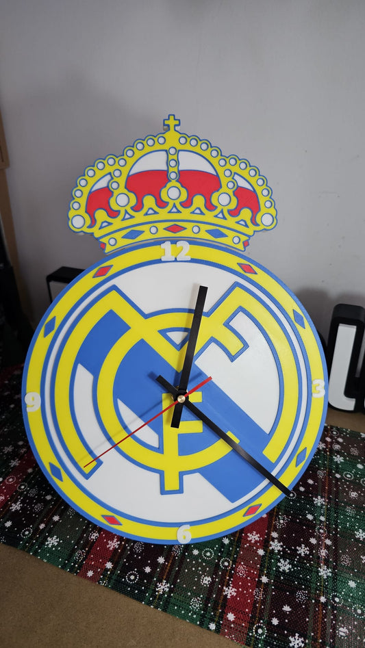 Ceas de Perete Personalizat – Model Real Madrid