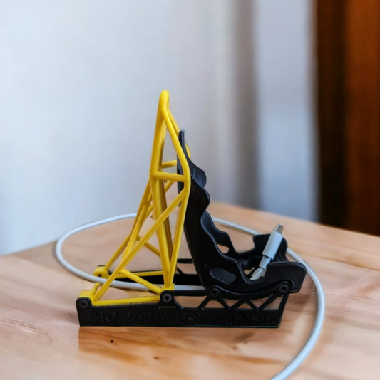 Scaun Racing Miniatură – Suport de Telefon