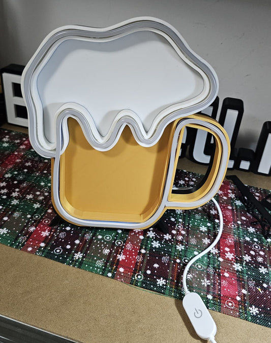 Lampă LED decorativă – Cană de bere