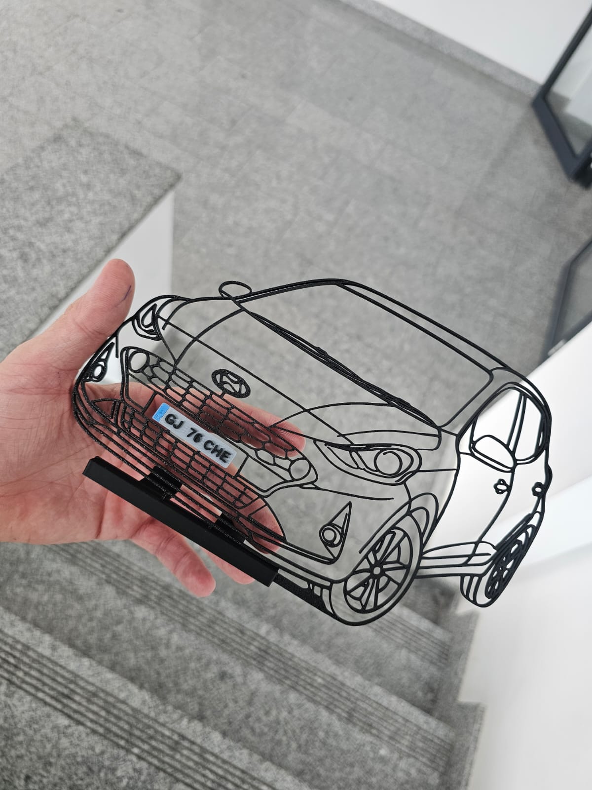 Siluetă Auto Line Art – Orice Model de Mașină