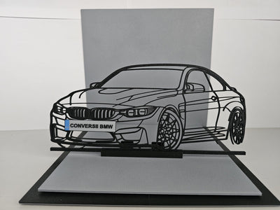 Siluetă Auto Line Art – Orice Model de Mașină